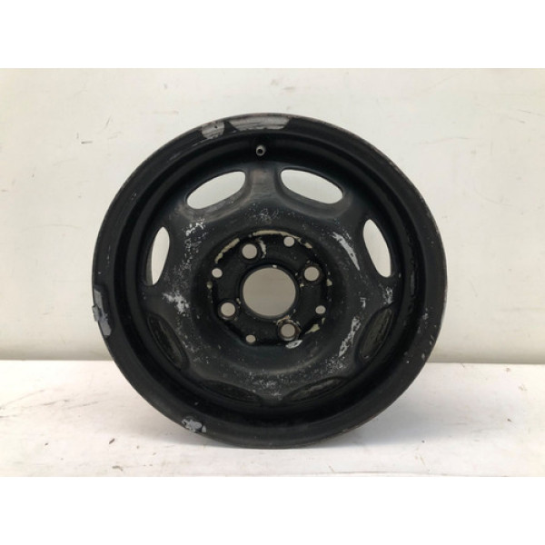Roda Ferro Estepe Aro 13 4x100 Volkswagen Gol G3 1998 2005 Preto