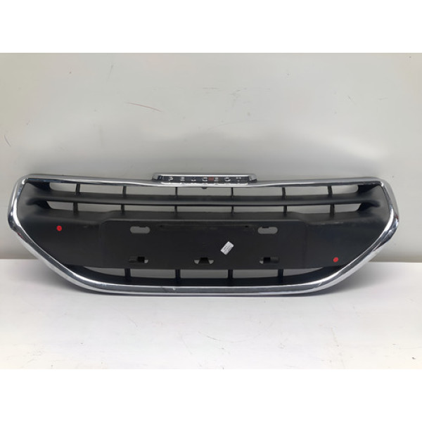 Grade Para Choque Dianteiro Peugeot 208 2013 2016 Detalhe Fosco