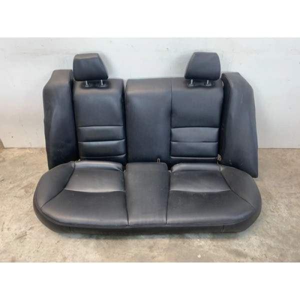 Jogo Banco Traseiro Honda Civic 2001 2006 Couro Detalhe Preto