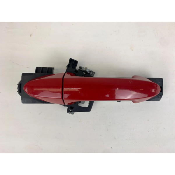 Maçaneta Externa Porta Dianteira Direita Ford Ka 2014 2021 Vermelho Dianteira