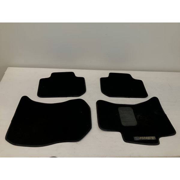 Jogo Tapete Subaru Forester 2013 2018 Preto
