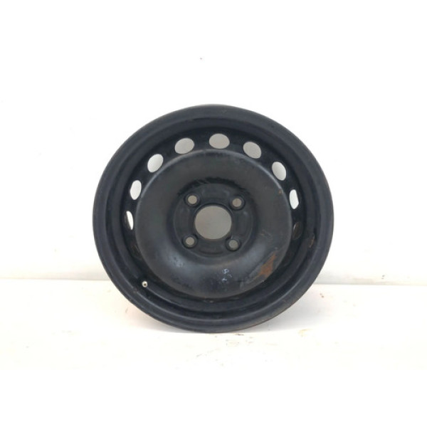 Roda Ferro Aro 14 4x108 Ford Ka 2018 Detalhe Preto