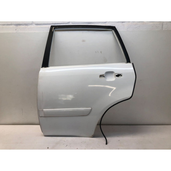 Porta Traseira Esquerda Chery Tiggo 2009 2012 Branca Traseira Esquerda Branco