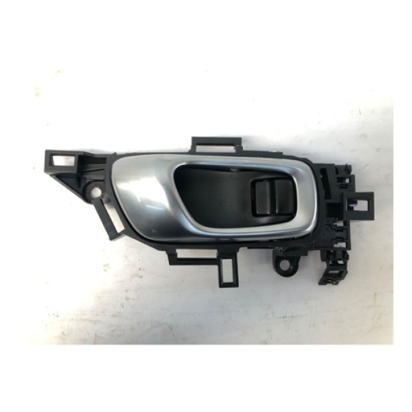 Maçaneta Interna Traseira Direita Honda Hrv 2022 2025 Prateado Traseira