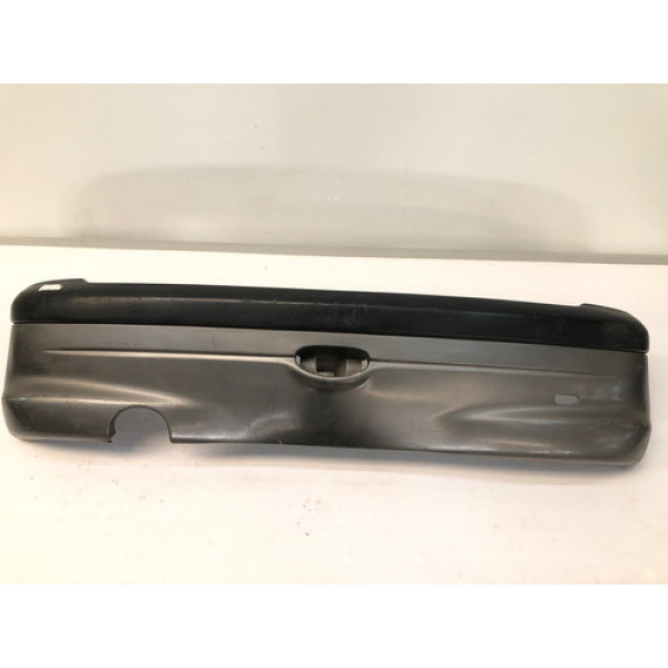 Para Choque Traseiro Peugeot 206 1999 2003 Cinza Detalhe