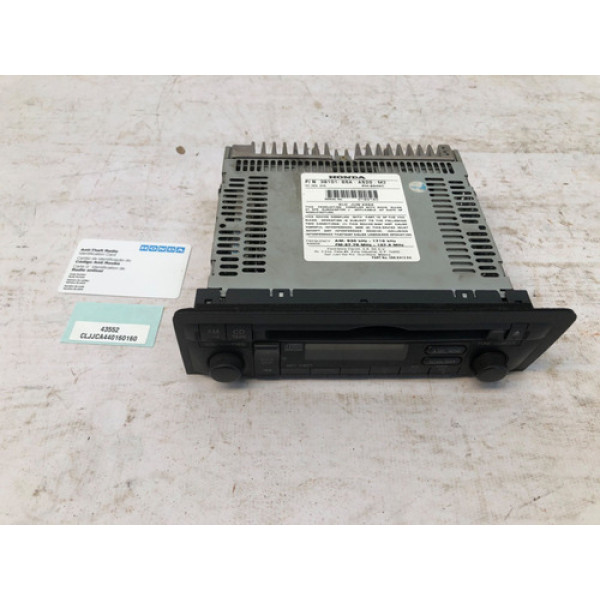 Som Radio Cd Honda Civic 2001 2006 Original 39101s5aa520m2