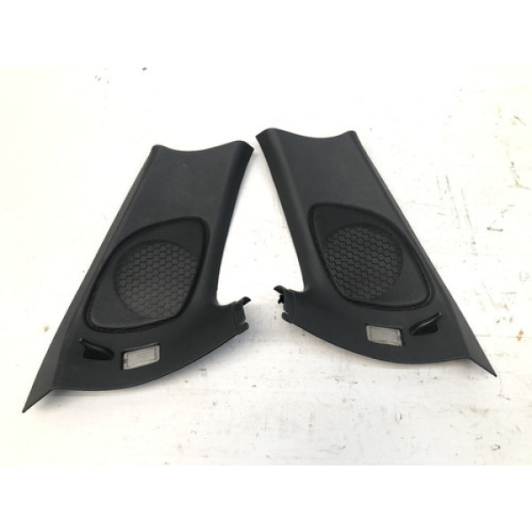 Par Tela Alto Falante Porta Malas Volvo V40 Sw 2000 2004 Det Preto
