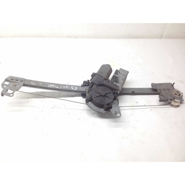 Maquina Vidro Dianteira Esquerda - Citröen C3 2003 2007