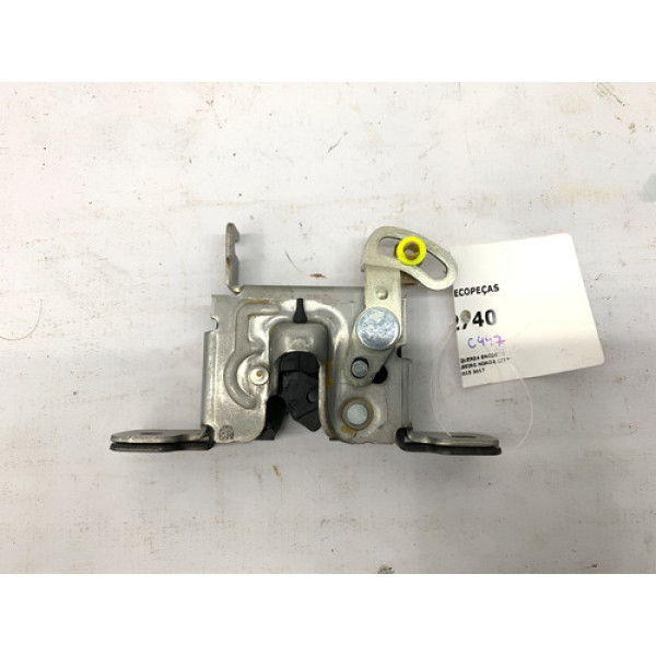 Trava Esquerda Encosto Banco Traseiro Honda City 2015 2017 Branco