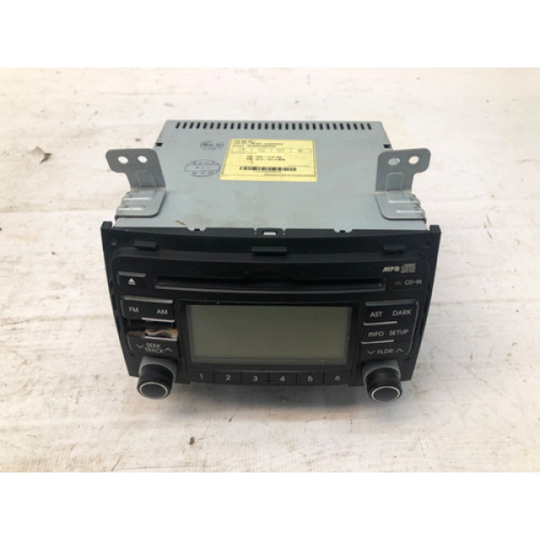 Radio Som Cd Hyundai I30 Gls 2009 2012 Detalhe Preto