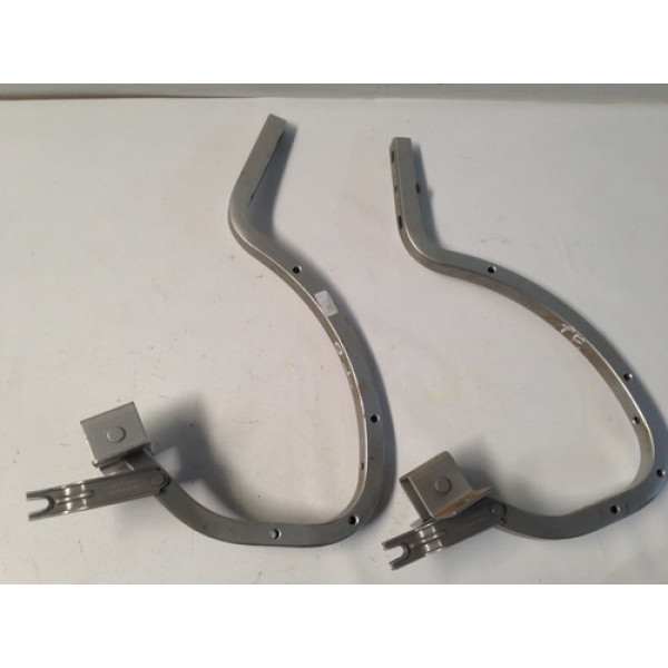 Par Dobradiça Tampa Traseira Jac J3 2011 2013 Prata