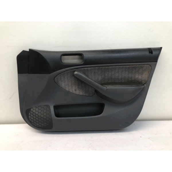 Forro Porta Dianteiro Direito Civic 2001 2006 Tecido Riscado