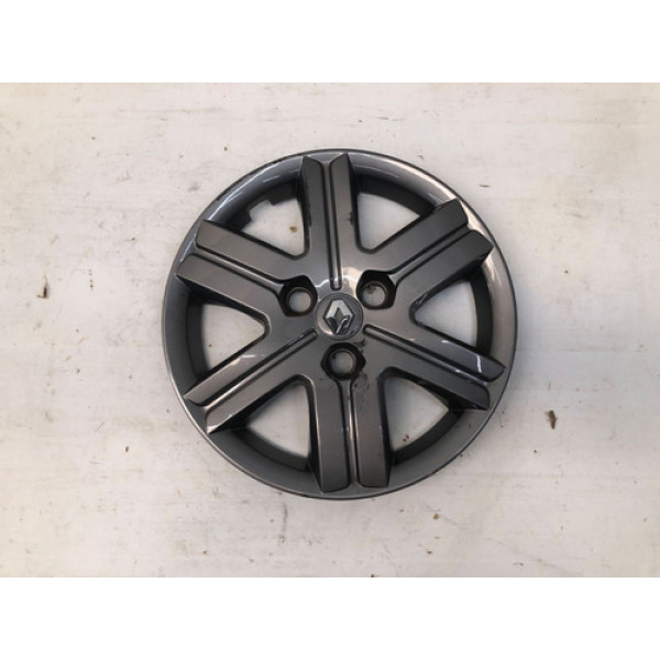 Calota Roda Aro 14 3x100 Renault Kwid 2022 2025 Grafite