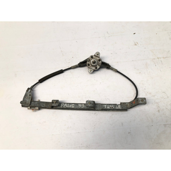 Máquina Vidro Manual Traseira Esquerda Palio 4p 1996 2000