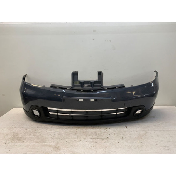 Para Choque Dianteiro Nissan Livina 2009 2012 Detalhe Cinza-escuro