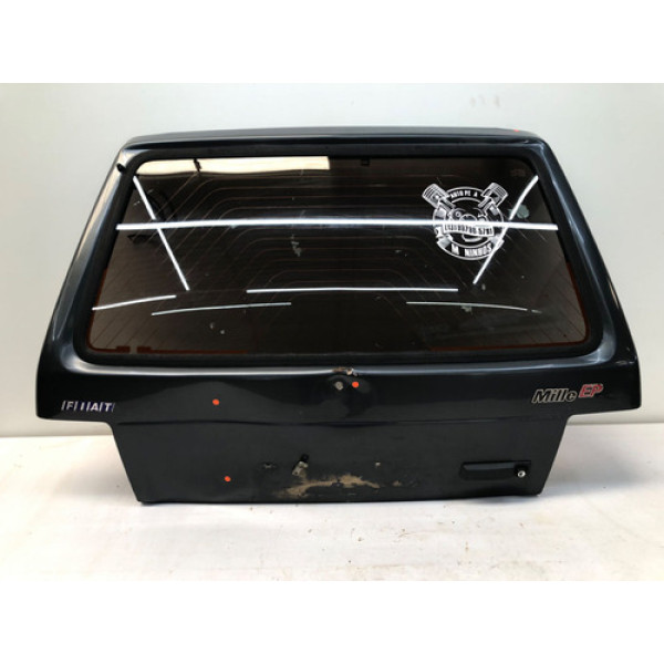 Tampa Traseira Fiat Uno Mille 1995 2003 Detalhe Preto