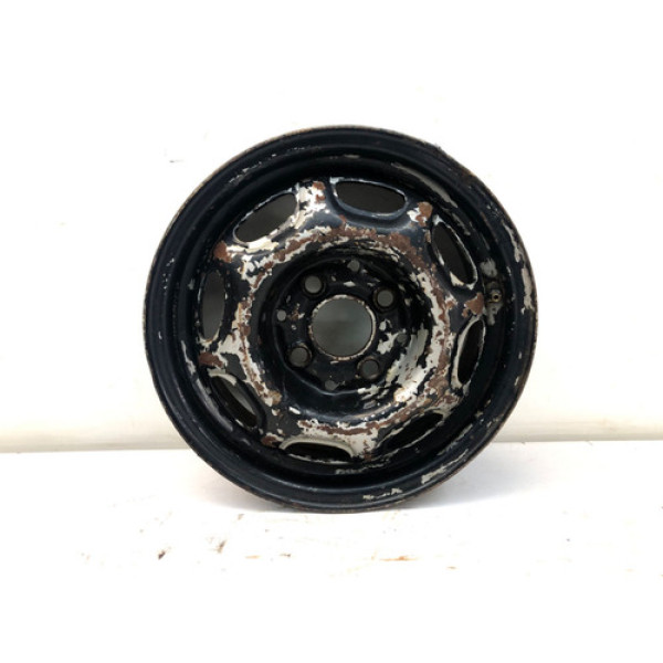 Roda Ferro Aro 13 4x100 Fiat Uno Mille 1995 2003 Det Preto