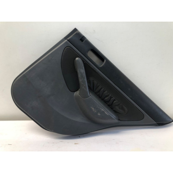 Forro Porta Traseiro Direito Civic 2001 2006 Couro Costura Cinza