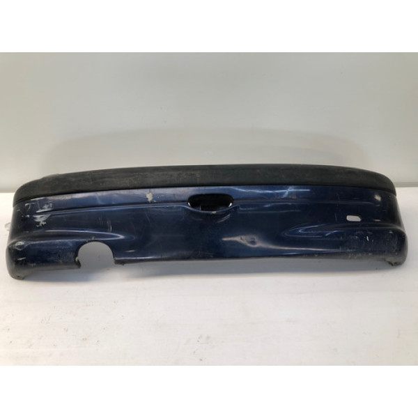 Para Choque Traseiro Peugeot 206 1999 2003 Azul Detalhe