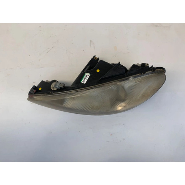 Farol Dianteiro Esquerdo Peugeot 206 1999 2009 Detalhe Esquerdo/motorista