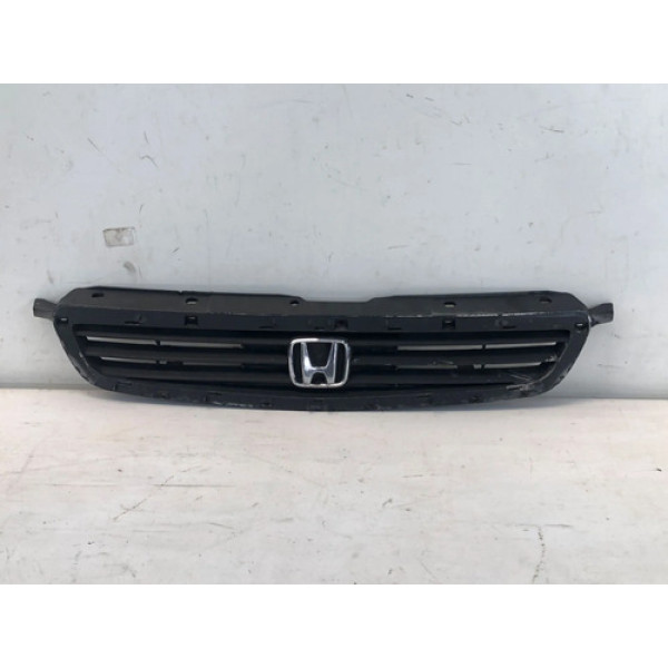 Grade Para Choque Dianteiro Honda Civic 1996 1998 Detalhe Cinza Fosco