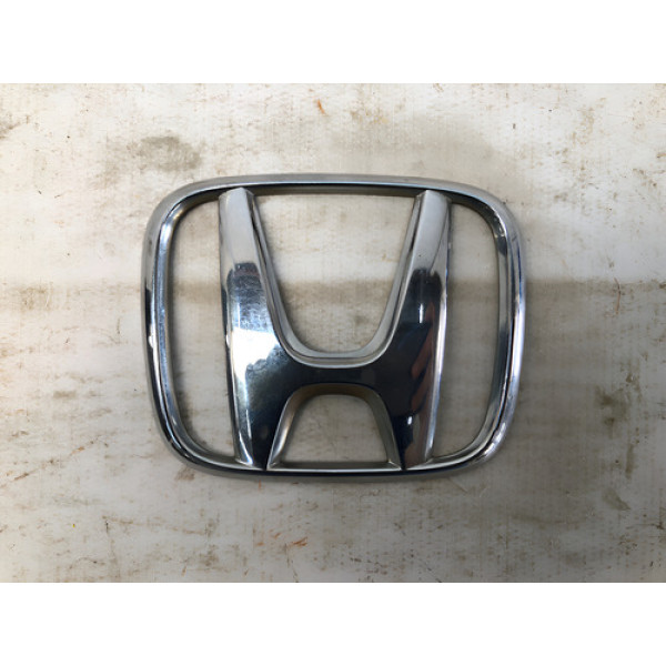 Emblema Grade Para Choque Dianteiro Civic 2004 2006 Detalhe Prateado