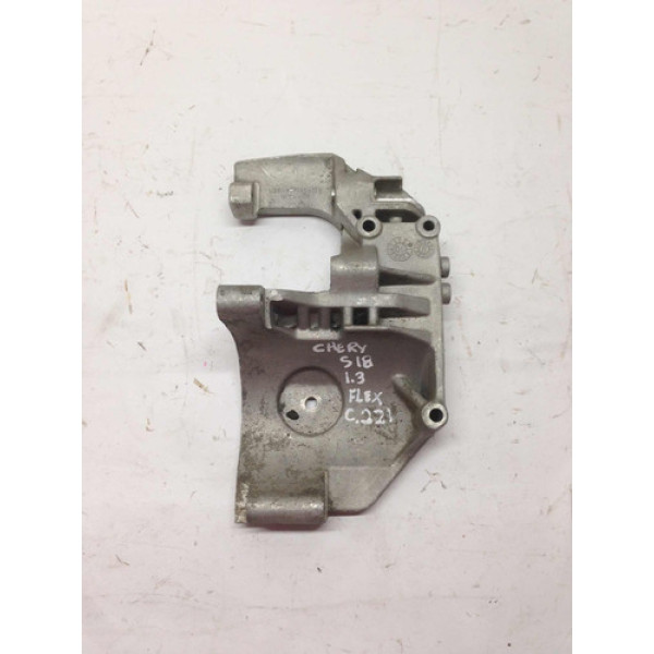 Suporte Compressor Bomba Direção - Chery S18 1.3 Flex 2012