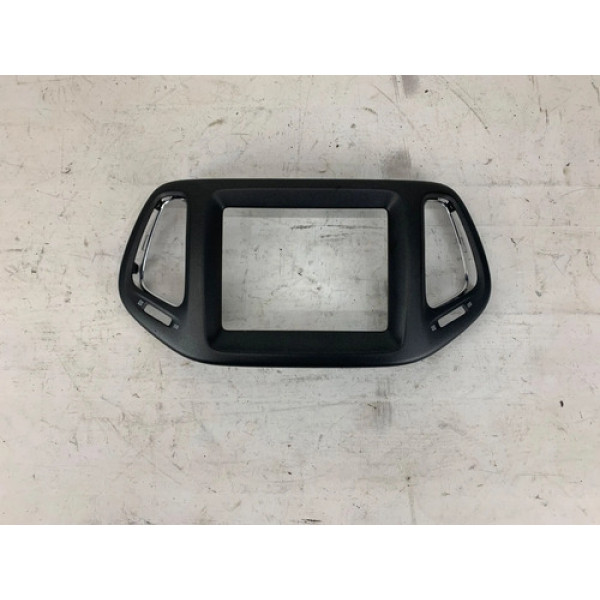 Moldura Multimidia Difusor Jeep Compass 2.0 Flex 2016 2020 Preto