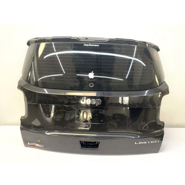 Tampa Traseira C/vidro Renegade Limited 2018 2021 Detalhe Preto