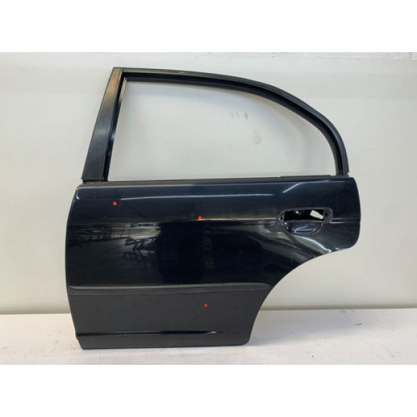 Porta Traseira Esquerda Honda Civic 2001 2006 Preta Detalhe Traseira Esquerda Preto