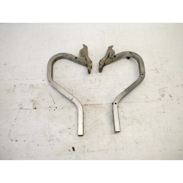 Par Dobradiça Tampa Traseira Prata Honda Civic Lx 1996 2000