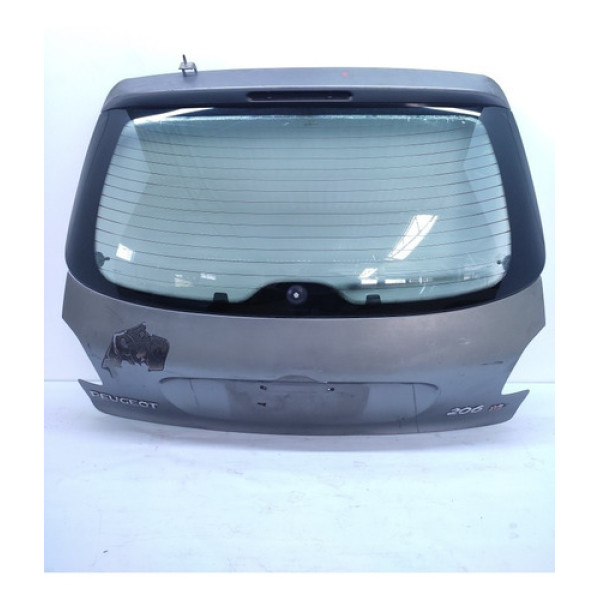 Tampa Traseira Peugeot 206 Hatch 1999 2003 Com Vidro Detalhe