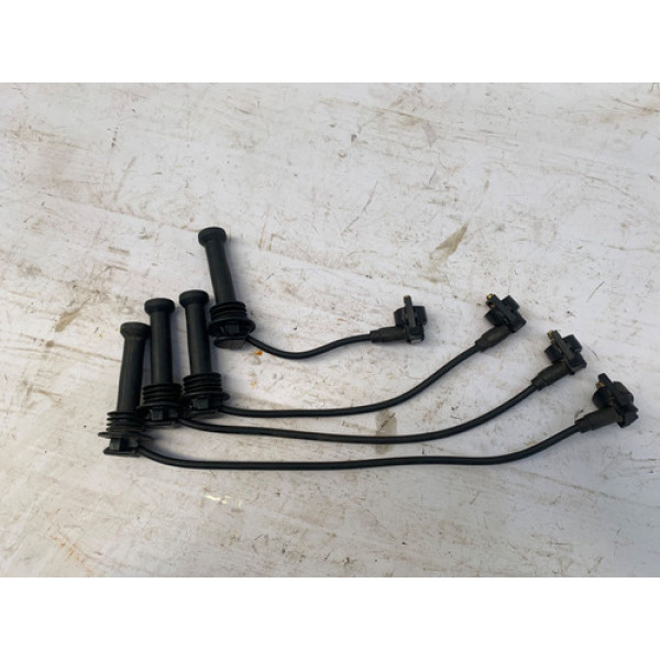 Jogo Cabo Vela Ignição Ford Escort 1.8 Zetec 16v 1997 2003 Preto