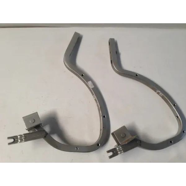 Par Dobradiça Tampa Traseira Jac J3 2011 2013 Prata