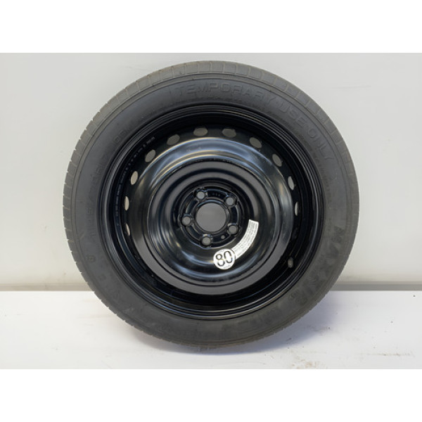 Roda Aro 17 Estepe Fino Jeep Renegade 2018 2021 Preto