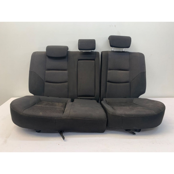 Jogo Banco Traseiro Hyundai I30 2009 2012 Tecido Detalhe Preto