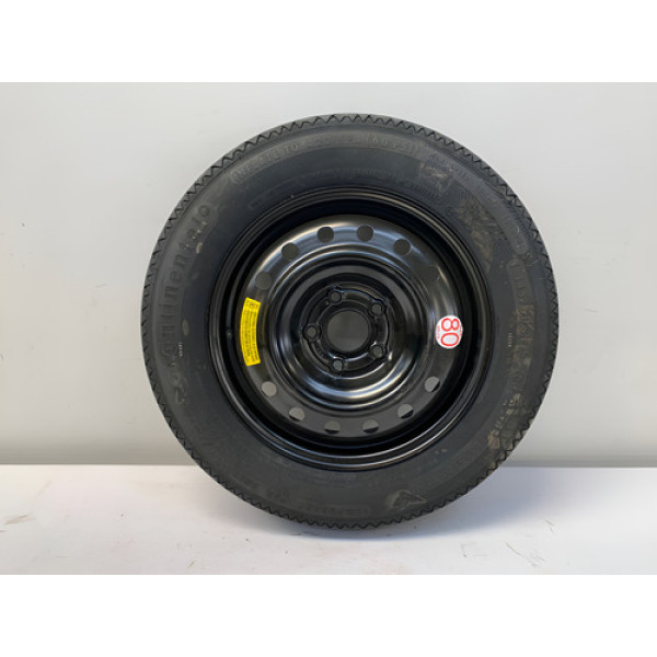 Roda Ferro Estepe Aro 16 5x115 Honda Hrv 1.5 Exl 2022 2025 Preto