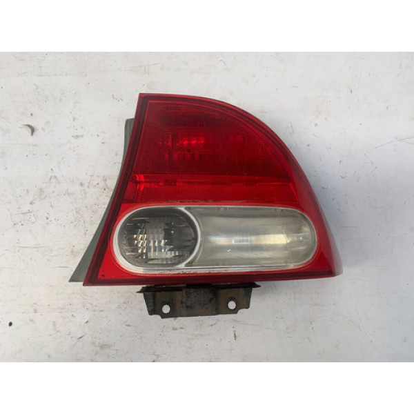 Lanterna Direita Honda New Civic G8 2007 2011 Detalhe Direito/passageiro Vermelho