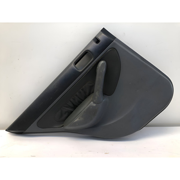 Forro Porta Traseiro Esquerdo Civic 2001 2006 Couro Costura Cinza