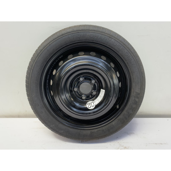Roda Aro 17 Estepe Fino Jeep Renegade 2018 2021 Preto