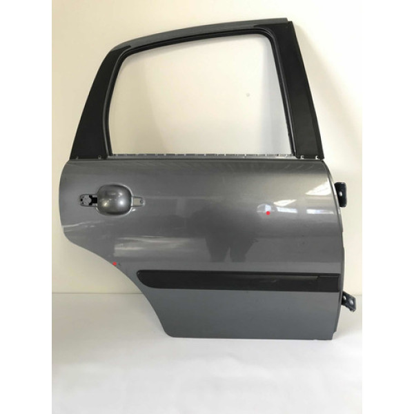 Porta Traseira Direita Citröen C3 2003 2012 Azul * Detalhe