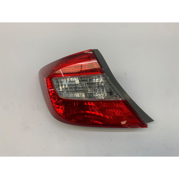 Lanterna Esquerda Honda Civic G9 2012 2015 Detalhe Esquerdo/motorista Vermelho