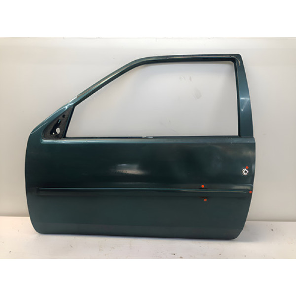Porta Dianteira Esquerda Peugeot 106 2 Portas 1994 1996 Det Dianteira Esquerdo Verde