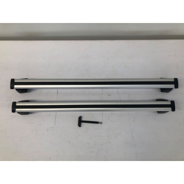 Par Rack Teto Audi Q5 2017 2020 Prata