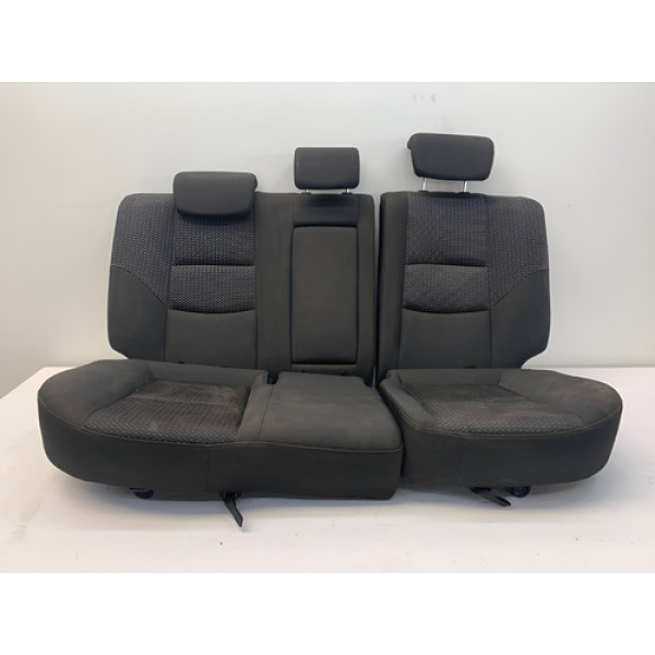 Jogo Banco Traseiro Hyundai I30 2009 2012 Tecido Detalhe Preto