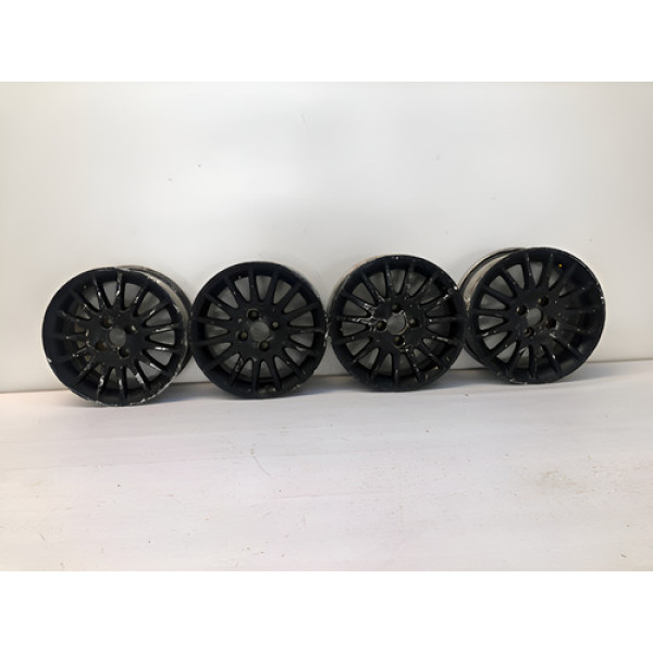 Jogo Roda Liga Aro 15 4x100 Civic 2001 2006 Preto