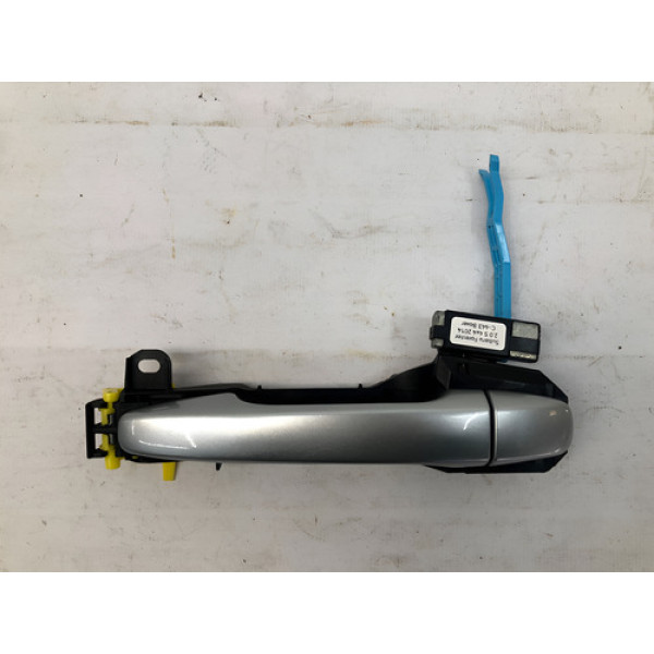 Maçaneta Externa Traseira Esquerda Subaru Forester 2013 2018 Prata Traseira