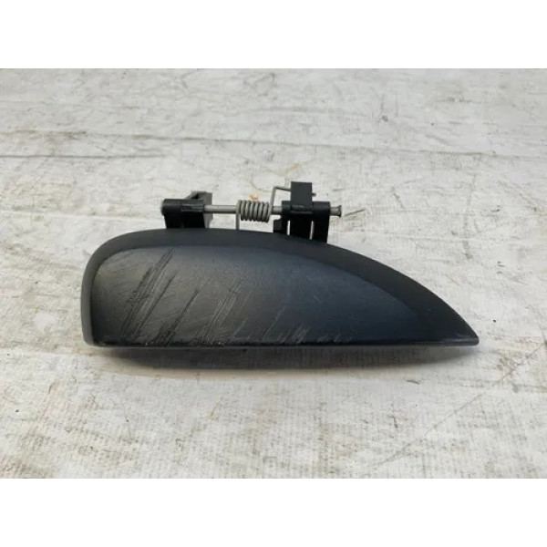 Maçaneta Externa Direita Renault Kwid Preto Fosco Detalhe Dianteira/traseira