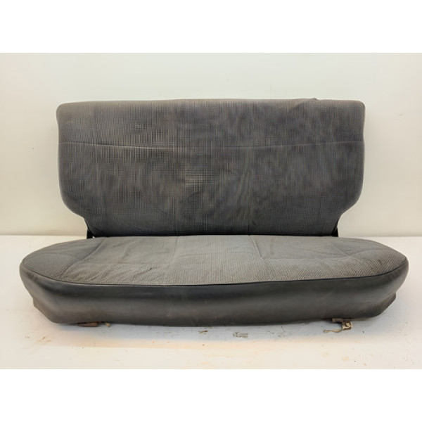 Banco Traseiro Fiat Uno Mille 1995 2003 Detalhe Cinza