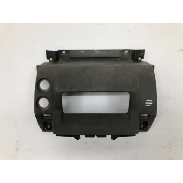 Moldura Inferior Central Nissan Frontier 2.5 2014 2016 Preto